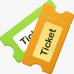 tickets票flatasticicons高清图片