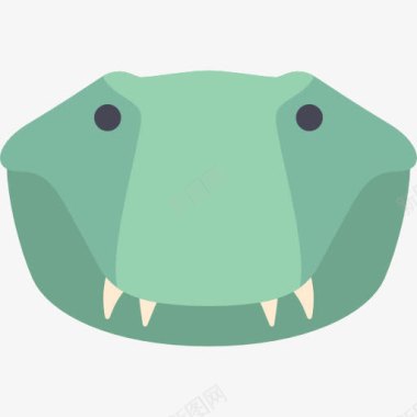 爬行动物鳄鱼图标图标
