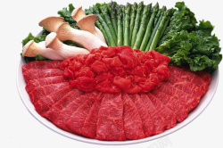 肉菜拼盘素材