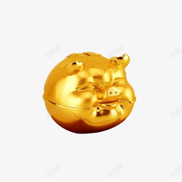 金猪png免抠素材_88icon https://88icon.com 储存 可爱 财富 钱财