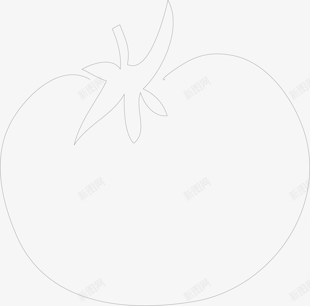 手绘西红柿矢量图ai免抠素材_88icon https://88icon.com 手绘 番茄 西红柿 矢量图