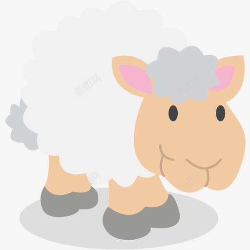 羊跟着羊群png免抠素材_88icon https://88icon.com 羊