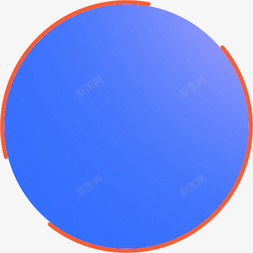 蓝色清新圆圈边框纹理png免抠素材_88icon https://88icon.com 免抠PNG 圆圈 清新 蓝色 边框纹理
