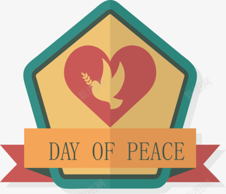 和平logo矢量图图标图标