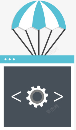 编写互联网代码设置矢量图图标高清图片