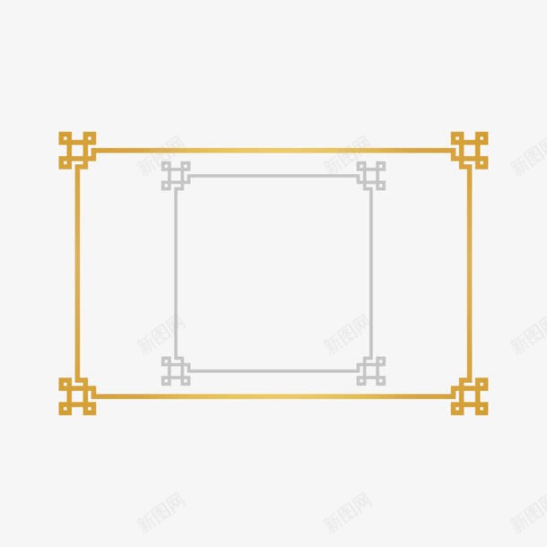 中国风传统边框纹理矢量图ai免抠素材_88icon https://88icon.com 中国风 传统 传统边框 边框 矢量图