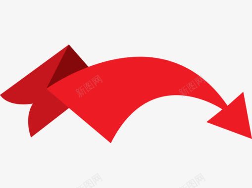设计元素红色箭头图标图标