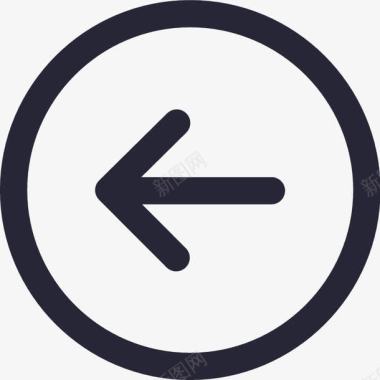 向左旋转向左展开图标图标