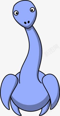 蛇颈龙hathix卡通动物png免抠素材_88icon https://88icon.com plesiosaur 蛇颈龙