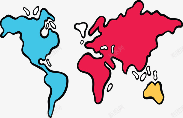 彩色世界地图图表矢量图ai免抠素材_88icon https://88icon.com ppt图表 世界地图 地图 地图图表 彩色地图 矢量png 矢量图