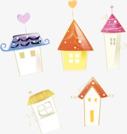 卡通屋卡通小屋素材