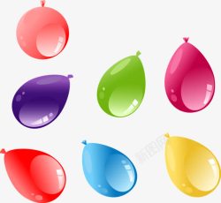 彩色水球手绘彩色水球高清图片