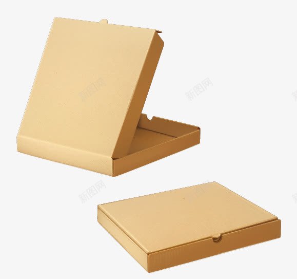 包装盒png免抠素材_88icon https://88icon.com 包装盒 牛皮纸 空白包装