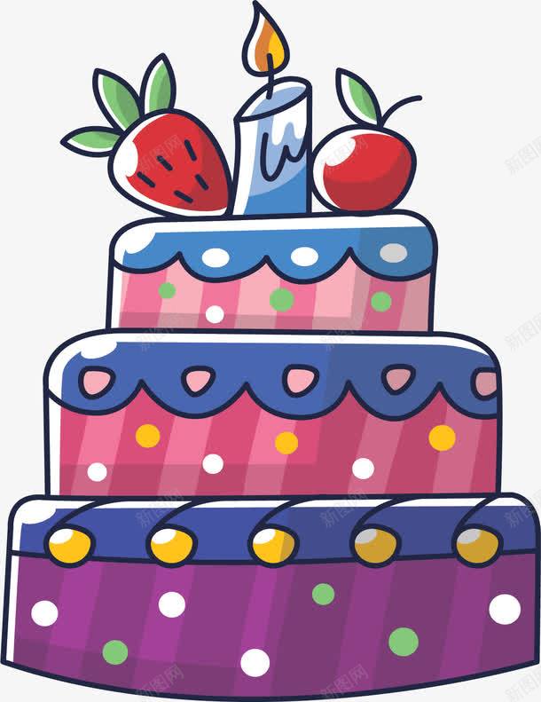 可爱卡通生日蛋糕矢量图ai免抠素材_88icon https://88icon.com 卡通蛋糕 可爱蛋糕 生日蛋糕 矢量png 蛋糕 过生日 矢量图