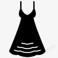 合成创意合成黑色的吊带裙素材