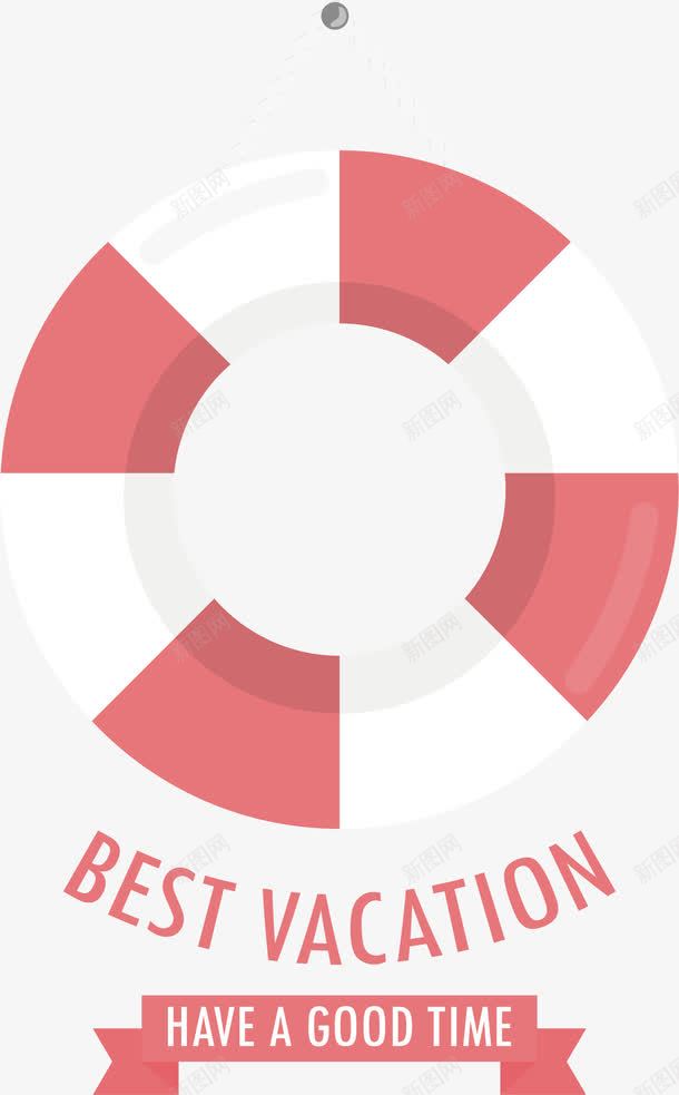 泳圈png免抠素材_88icon https://88icon.com 卡通 夏季 手绘 泳圈 粉色