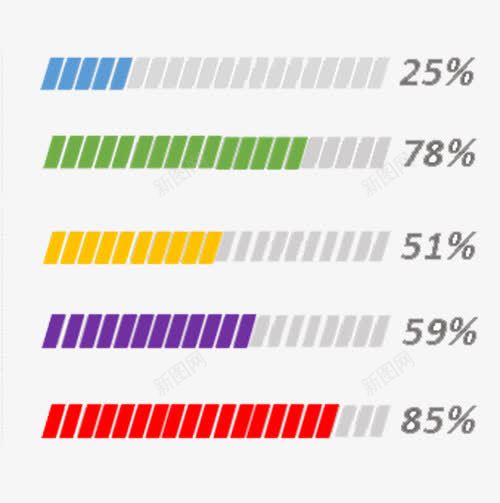 PPT彩色百分比png免抠素材_88icon https://88icon.com PPT 彩色 百分比 素材