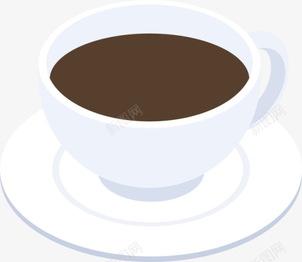 棕色棕色咖啡卡通图标矢量图图标