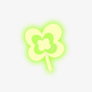 发光绿色花朵装饰png免抠素材_88icon https://88icon.com 发光 绿色 花朵 装饰