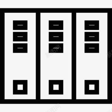 办公室一角图标办公室存档文件夹图标图标
