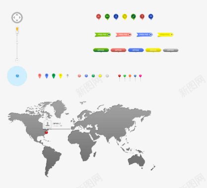 委内瑞拉地图地图图标图标