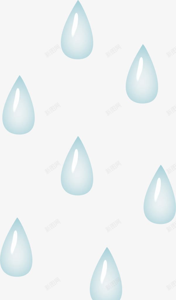 蓝色创意雨滴png免抠素材_88icon https://88icon.com 创意雨滴 漂亮雨滴 蓝色雨滴 雨滴