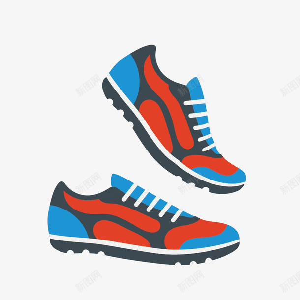 健身运动鞋子png免抠素材_88icon https://88icon.com 健身 平面 运动 鞋子
