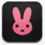 可爱小兔子头像图标图标