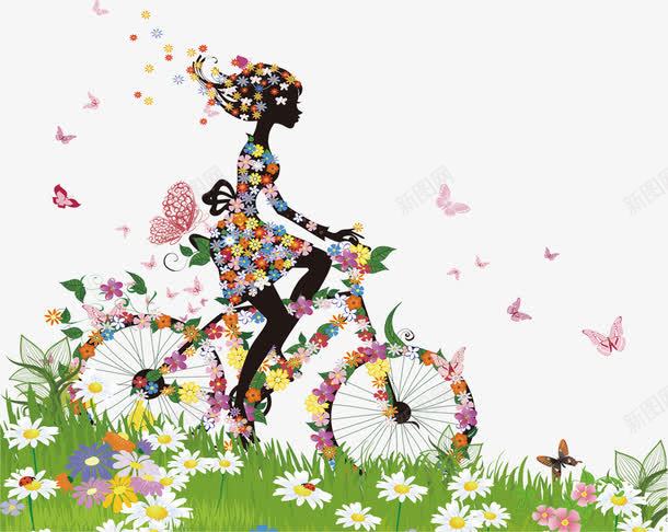 春天彩色花朵蝴蝶png免抠素材_88icon https://88icon.com 彩色 春天 花朵 蝴蝶