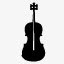 小提琴黑色的freemobileiconkit图标图标