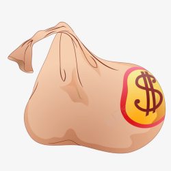 袋子钞票素材