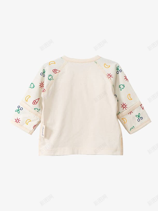 女婴穿单件上装png免抠素材_88icon https://88icon.com 产品实物 卷袖 纯棉 长袖