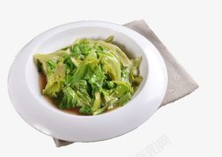 传统虾酱塘生菜素材