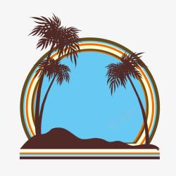 海南椰子树素材