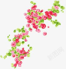 花簇边框装饰png免抠素材_88icon https://88icon.com 花簇 花边 装饰 边框