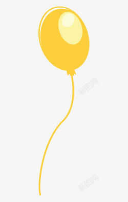 黄气球素材