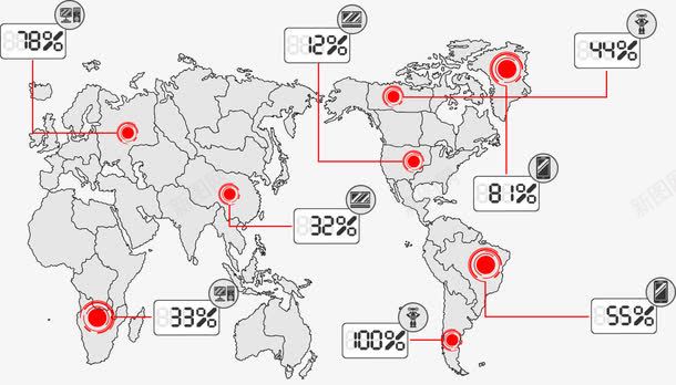 ppt数据比例地图百分png免抠素材_88icon https://88icon.com ppt ppt素材 地图 数据 比例