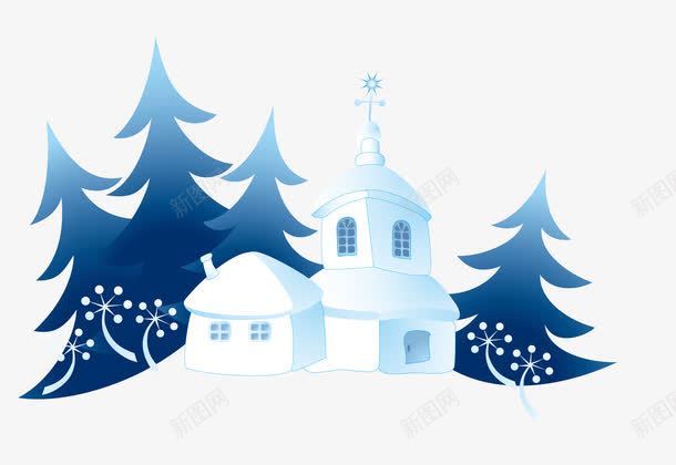 雪中的卡通房子矢量图ai免抠素材_88icon https://88icon.com 卡通雪房子 房子 矢量雪房子 雪房 雪房子 矢量图