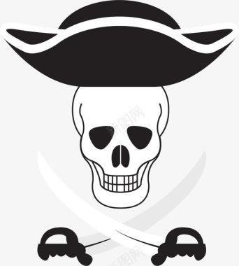 心形符号海盗卡通LOGO矢量图图标图标