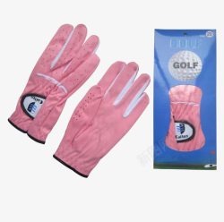 粉色布料保暖棉手套素材
