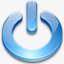 关机清澈图标图标