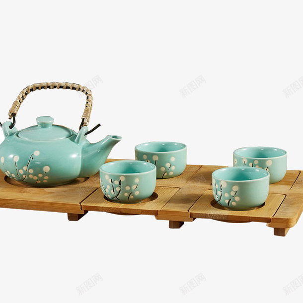 茶具套装png免抠素材_88icon https://88icon.com 套装 茶具 茶壶 茶杯