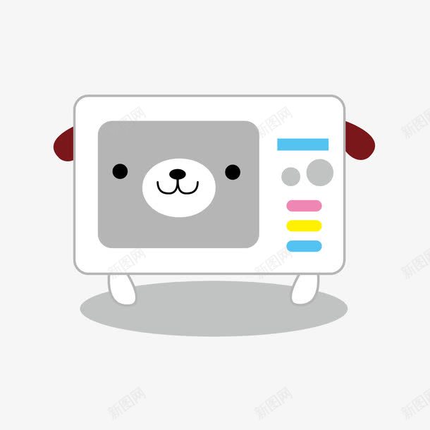 卡通烤箱png免抠素材_88icon https://88icon.com 卡通 烤箱