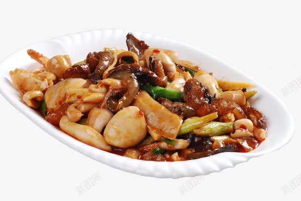 鱿鱼烧海参png免抠素材_88icon https://88icon.com 传统美食 海参烧 海参烧鱿鱼 海参鱿鱼 烧鱿鱼 热菜 餐饮美食 高清菜谱用图 鱿鱼