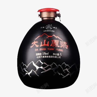 山东名酒大山原浆png免抠素材_88icon https://88icon.com 产品实物 大山原浆 山东名酒 白酒