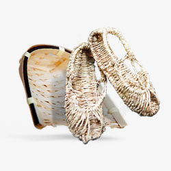 簸箕和草鞋素材