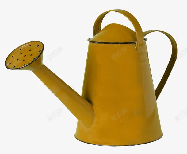 棕色浇水壶png免抠素材_88icon https://88icon.com 浇水壶