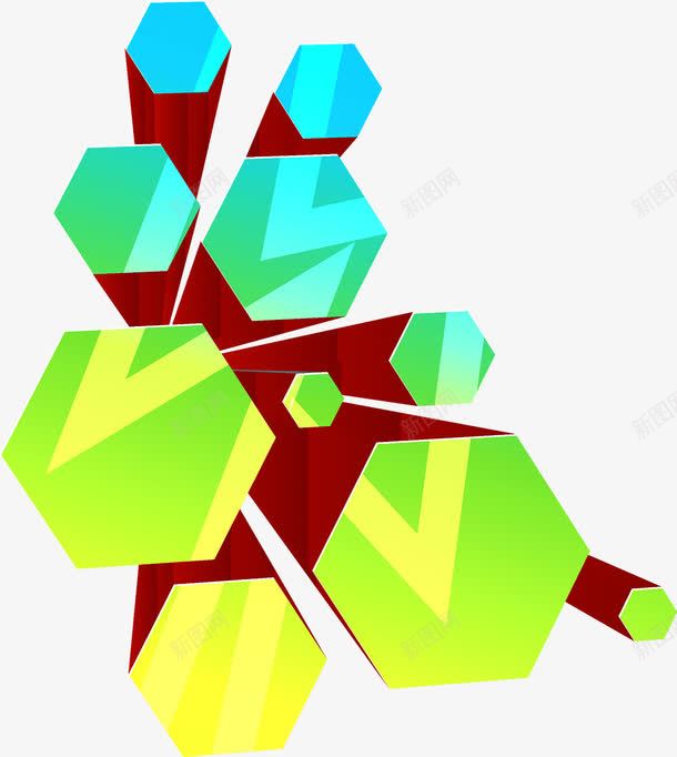 炫彩六边形背景矢量图ai免抠素材_88icon https://88icon.com 六边形 炫彩 背景 蜂窝 矢量图