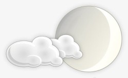 白色云朵图案素材