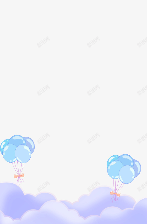 六一儿童节装饰气球png免抠素材_88icon https://88icon.com 61装饰 儿童 儿童节 卡通云朵